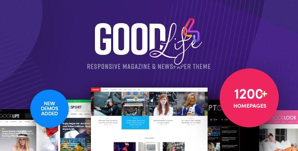 GoodLife - Magazine & Newspaper WordPress Theme